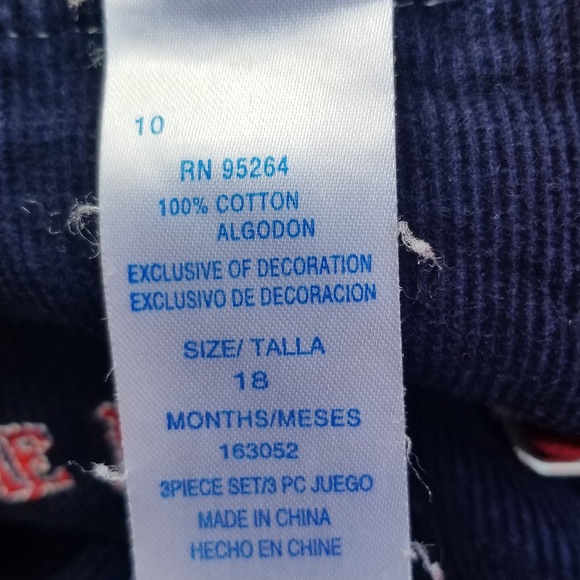 Corduroy bibs - Picture 3 of 3